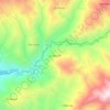 Mappa topografica La Aguada, altitudine, rilievo