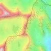 Mappa topografica Point de Fond de Chambeyron, altitudine, rilievo