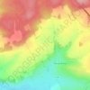 Mappa topografica Chavin, altitudine, rilievo