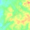 Mappa topografica Hunt, altitudine, rilievo