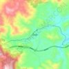 Mappa topografica 感德镇, altitudine, rilievo