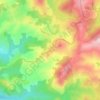 Mappa topografica Piatra Fântânele, altitudine, rilievo