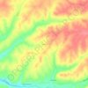 Mappa topografica Ovelhas, altitudine, rilievo