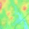 Mappa topografica Codda, altitudine, rilievo