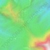 Mappa topografica Col des Boeufs, altitudine, rilievo