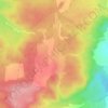 Mappa topografica Los Matorrales, altitudine, rilievo