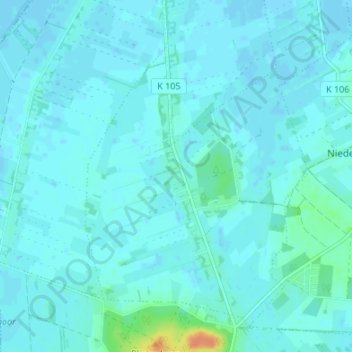 Mappa topografica Hönau-Lindorf, altitudine, rilievo