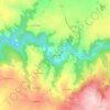 Mappa topografica La Capelle-Viaur, altitudine, rilievo