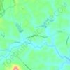 Mappa topografica Fancy Hill, altitudine, rilievo