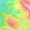 Mappa topografica Gigouret, altitudine, rilievo