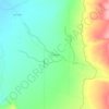 Mappa topografica Los Fuertes, altitudine, rilievo
