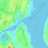 Mappa topografica Sleightsburg, altitudine, rilievo