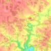 Mappa topografica Window Cliff Estates, altitudine, rilievo