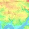 Mappa topografica La Ville au Vent, altitudine, rilievo