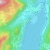 Mappa topografica Prà della Marta, altitudine, rilievo