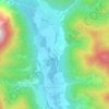 Mappa topografica Tal, altitudine, rilievo
