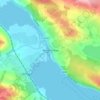 Mappa topografica Bonar Bridge, altitudine, rilievo