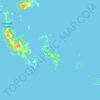 Mappa topografica Bagongon, altitudine, rilievo