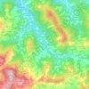 Mappa topografica Schizzola, altitudine, rilievo