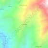 Mappa topografica El Vencedor, altitudine, rilievo