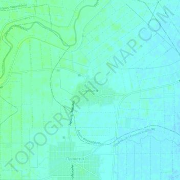 Mappa topografica Servota, altitudine, rilievo