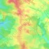 Mappa topografica Saillagol, altitudine, rilievo