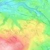 Mappa topografica Les Rivoires, altitudine, rilievo