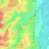 Mappa topografica Les Beaumonts, altitudine, rilievo