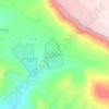 Mappa topografica Ponderosa Spring Subdivision, altitudine, rilievo