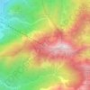 Mappa topografica Tegelberg, altitudine, rilievo