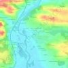 Mappa topografica La Haye, altitudine, rilievo