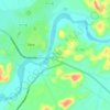 Mappa topografica San Cristobal de Balsabe, altitudine, rilievo