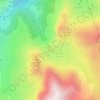 Mappa topografica Pas du Roc, altitudine, rilievo