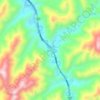 Mappa topografica 自力村, altitudine, rilievo