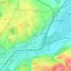 Mappa topografica Aue, altitudine, rilievo