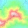 Mappa topografica Masons Knob, altitudine, rilievo
