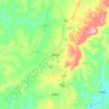 Mappa topografica 马鸣乡, altitudine, rilievo