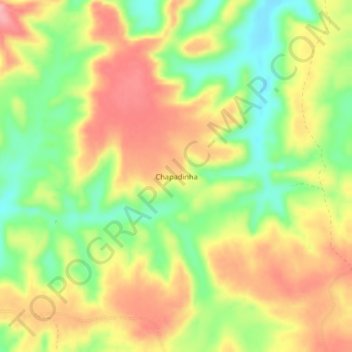 Mappa topografica Chapadinha, altitudine, rilievo