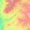 Mappa topografica 吉县, altitudine, rilievo