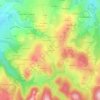 Mappa topografica La Jonchêre, altitudine, rilievo