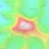 Mappa topografica གངས་རིན་པོ་ཆེ 冈仁波齐峰, altitudine, rilievo