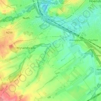 Mappa topografica Swier, altitudine, rilievo
