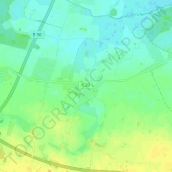 Mappa topografica Neuendorf, altitudine, rilievo