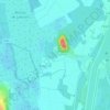 Mappa topografica Les Rosieres, altitudine, rilievo