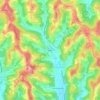 Mappa topografica Wieden, altitudine, rilievo