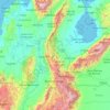 Mappa topografica Norte de Santander, altitudine, rilievo