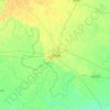 Mappa topografica Gonda, altitudine, rilievo