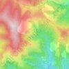 Mappa topografica Le Masmin, altitudine, rilievo