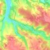 Mappa topografica La Grave, altitudine, rilievo