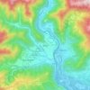 Mappa topografica Quero, altitudine, rilievo